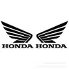 Calcomanías Reflectantes para Motocicleta de Comercio Exterior, Pegatinas Decorativas Personalizadas, Par de Logos de Ala