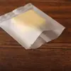 Máquina de bolsas translúcidas esmeriladas para galletas-bolsa termosellada bolsa de embalaje para galleta de copo de nieve pastel de luna huevo leche azufaifa bolsa autosellante horneado