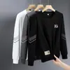 Moletom Sorona Popular Novo Primavera e Outono 2025 para Homens, Engrossado, Sem Capuz, Inverno, Manga Longa, Gola Redonda, Tamanho Grande, Leve, para Uso ao Ar Livre