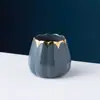 Conjunto de Garfo e Colher de Frutas de Cerâmica de Luxo Personalizado, Colher de Sobremesa de Aço Inoxidável, Garfo de Bolo, Pote de Armazenamento de Louça Doméstica Atacado