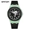 Reloj Infantil Sanda Kidsren Tj Estudiantes de Primaria Creativo Doce Constelaciones Reloj Impermeable Luminoso Digital de Cuarzo