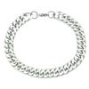 WISH AliExpress Pulseira Mais Vendida Moda Hip Hop Europeia e Americana Dominadora Pulseira Bruta Banhada a Ouro 18K