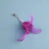 Diadema de Plumas de Colores de Repuesto con Cascabel Juguete Interactivo para Gatos Alivio del Aburrimiento Suministros para Molestar Gatos Fábrica Venta al por Mayor