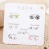 Pendientes Pequeños Chapados en Plata 925 para Estudiantes Mujeres, Sencillos y Delicados, Perfectos para Perforaciones de Oreja, Exquisitos y Lindos, Pendientes Versátiles para Usar Toda la Semana
