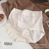 Ropa Interior Femenina de Modal con Encaje Semitransparente de Lujo Ligero Cintura Media-Alta Sin Costuras Cómoda Transpirable Alta Elasticidad Suave Ropa Interior para Dama