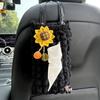 Porta Pañuelos para Respaldo de Asiento de Coche Caja de Pañuelos Divertida para Coche Colgante Monstruo de Dibujos Animados Decoración Interior de Coche