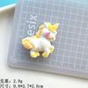 Conos de Unicornio de Dibujos Animados Crema Resina Accesorios DIY Accesorios para el Cabello Diadema Hebilla para Zapatos Carcasa para Teléfono Móvil Caja de Almacenamiento Parche