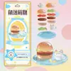 Nuevas pegatinas luminosas Sanrio Jenga 3D en relieve para decoración de escenas, pegatinas decorativas de dibujos animados de cristal tridimensional para cuadernos