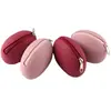 Estojo de Chave de Silicone com Zíper Semi-redondo Bolsa de Armazenamento de Silicone Nova Carteira Semi-redonda com Zíper