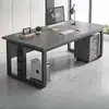 Escritorio Individual para Computadora Escritorio de Oficina Mesa para Gerente Comercial Estilo Simple Moderno Mesa y Silla Mesa Espesa para Capacitación de Empleados
