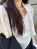 Camisa Blanca Fina Protección Solar 2025 para Mujer Verano Holgada Casual Diseño Cárdigan Chaqueta de Nicho