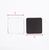 Imanes para refrigerador acrílicos DIY, piezas cuadradas transparentes hechas a mano, piezas magnéticas cuadradas estilo Ins, kit de material redondo