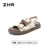 Sandálias Leves Zhr Estilo Birkenstock 2026 Novas Versáteis Macias com Solado Antiderrapante Chinelos Casuais de Solado Grosso para Praia para Mulheres