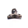 Presilha Cruzada Estampa Leopardo Coreana Pequena Presilha Tubarão Presilha Lateral para Franja Moda Presilha de Cabelo Infantil Acessórios de Cabelo Versáteis Atacado