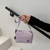 Bolso cruzado para mujer, bolso de hombro pequeño ligero para el trabajo, bolso de un solo hombro estilo japonés para el trabajo, riñonera deportiva de color liso simple, bolso de pecho casual