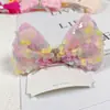 Pinza para el Cabello de Sirena con Lentejuelas Ji Estéreo Infantil con Lazo Producto de Celebridad de Internet Puesto Callejero Tocado Luminoso Accesorios para el Cabello de Niñas