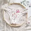 Ropa interior de mujer Amazon, estampado retro, talla grande, bragas de triángulo transpirables, 10A antibacteriana, entrepierna extendida, ropa interior para niñas