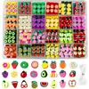 Venta transfronteriza de set de 24 compartimentos de cuentas de arcilla blanda para pulseras, collares y accesorios DIY para niños, directo del fabricante