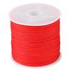 Não. 71 Fio de Jade 0,4mm Cordão Trançado Artesanal DIY para Enfiamento de Contas, Enrolamento de Anel, Fio Fino para Pulseira, Material de Fio Vermelho