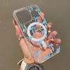 Funda magnética Magsafe azul claro popular de Tk para iPhone Iphone18Promax Cubierta protectora