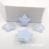Acessórios de resina transparentes rosa fino em formato de estrela de cinco pontas DIY cola de creme para todos os tipos de cabelo acessórios para cabelo acessórios para grampo material de acessórios