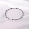 Pulsera de Acero Inoxidable para Mujer, Pulsera de Cielo Estrellado de Alta Gama, Pulsera de Acero de Titanio con Diamantes Completos a la Moda, Joyería que No se Desvanece al por Mayor