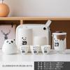 Juego de Té de Viaje de Vidrio Panda para Camping al Aire Libre Taza Exprés Equipo de Té de Viaje Tetera Kung Fu Portátil Taza de Té