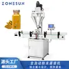 ZONESUN Máquina Llenadora y Empacadora Automática de Polvo Máquina Dosificadora Cuantitativa Leche en Polvo Pimienta en Polvo Máquina Llenadora de Botellas Pequeñas