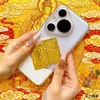 Oro Puro 999 Ocho Deidades Guardianas Pegatinas de Oro Signo del Zodíaco Guardián Buda Pegatinas para Teléfono Móvil para Tiendas de Oro para Atraer Clientes Transmisión en Vivo
