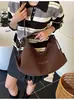 Bolsa Transversal Versátil Japonesa e Coreana Transfronteiriça Nova Casual Simples Bolsa de Ombro Tote Grande Capacidade Bolsa Dumpling para o Dia a Dia