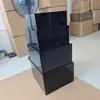 Caja de Exhibición de Joyería Blanca Acrílica, Soporte para Flores, Cubo de Exhibición para Mesa de Pasteles y Postres de Boda