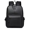 Mochila Casual Nueva para Hombre Multifuncional Gran Capacidad para Viajes de Negocios Bolsa para Laptop Doble Hombro de Cuero PU de Microfibra Ligera para Hombre