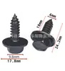 Adequado para Toyota Tundra, Sienna, Crown, Land Cruiser, Lexus Para-lamas de Roda, Protetores Laterais da Carroceria, Parafusos e Porcas