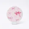 Espejo Pequeño Personalizado con Tapa abatible, Espejo de Maquillaje, Espejo Redondo Pequeño, Espejo Plegable Mini, Espejo de Bolsillo Portátil, Se Puede Imprimir con Logo
