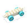 Bloques de Construcción para Autos, Partículas Grandes, Juguetes de Ensamblaje para Niños, Accesorios Educativos para Llantas, Ruedas Inferiores para Trenes, Compatibles con Feile