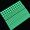 Pegatinas de pared luminosas de puntos para habitación infantil, estrellas luminosas, pegatinas decorativas, pegatinas luminosas removibles, pegatinas luminosas redondas, traje