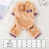 Otoño e Invierno Tracción Forro polar Ropa para Perro Alemán Mascota Teddy Corgi Perro Pequeño Cálido Ropa Alemana para Gato