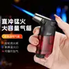Nuevo Encendedor de Plástico con Codo Transparente Visible Cámara de Aire Electrónico de Presionar Inflable Directo a la Llama Encendedor a Prueba de Viento para Exteriores