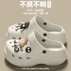 Zuecos de Suela Gruesa para Mujer para Aumentar la Altura 2025 Nuevas Chanclas de Playa Antideslizantes de Eva para Verano Calzado Exterior Chanclas de Media Sandalia de Punta Cerrada para Mujer