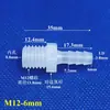 Conector de Mangueira com Espinho e Rosca Externa de Plástico M10 Passante Conector de Mangueira com Espinho de Plástico PP Conector de Mangueira com Rosca Externa de Plástico PP