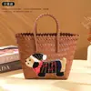 Cesta tejida de Dachshund Souvenir para Damas de Boda, Regalo práctico de alta gama, Caja de regalo de boda, Bolso de mano, Regalo de boda para hermanas