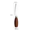 Cuchillo de Fruta de Acero Inoxidable 420 en Stock para Uso Doméstico, Pelador, Cuchillo para Preparación de Alimentos, Cuchillo Pequeño Portátil de Madera para Cortar Fruta en la Cocina