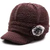 Novo Chapéu de Malha Inverno Coreano Estilo Bump Estilo Lã Chapéu Cabelo Comprido Engrossado All-match Mãe Chapéu Vovó Chapéu