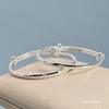 Pulsera de bambú para niños de plata esterlina 9999 pulsera para bebés varones y niñas pulsera sólida para bebé regalo para un bebé de un mes de edad