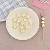 Chen Ming Agujero Grande Estrella de Cinco Puntas Cuentas Sueltas Acrílico Macarrón Estrella Cuentas Pulsera DIY Accesorios para el Cabello Accesorios de Joyería