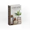 Libros falsos en inglés minimalistas estilo wabi-sabi, decoración del hogar minimalista nórdico, libros de imitación, adornos decorativos suaves para salas de muestra, caja de libros
