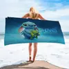 Toalla de Baño de Microfibra de Secado Rápido Transfronteriza, Toalla de Playa, Toalla Cuadrada, Diseño de Lilo y Stitch, Fabricante de Origen
