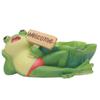 Sapo de Desenho Animado Presente Criativo Decoração para Mesa de Casa Ornamentos Cena de Animal Jardim Caseiro Vaso de Flores Suculentas de Resina