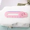 Regla de Palma de Lápiz Creativa Caricatura Mini Regla Portátil Colgante de Mochila Regla de Medición Papelería para Estudiantes Pequeño Regalo