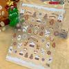 Arte de Uñas Cyber Celebridad Copo de Nieve Navideño Bola de Cristal Pegatina Nueva Ins Bola Nevada con Adhesivo Decoraciones para Uñas